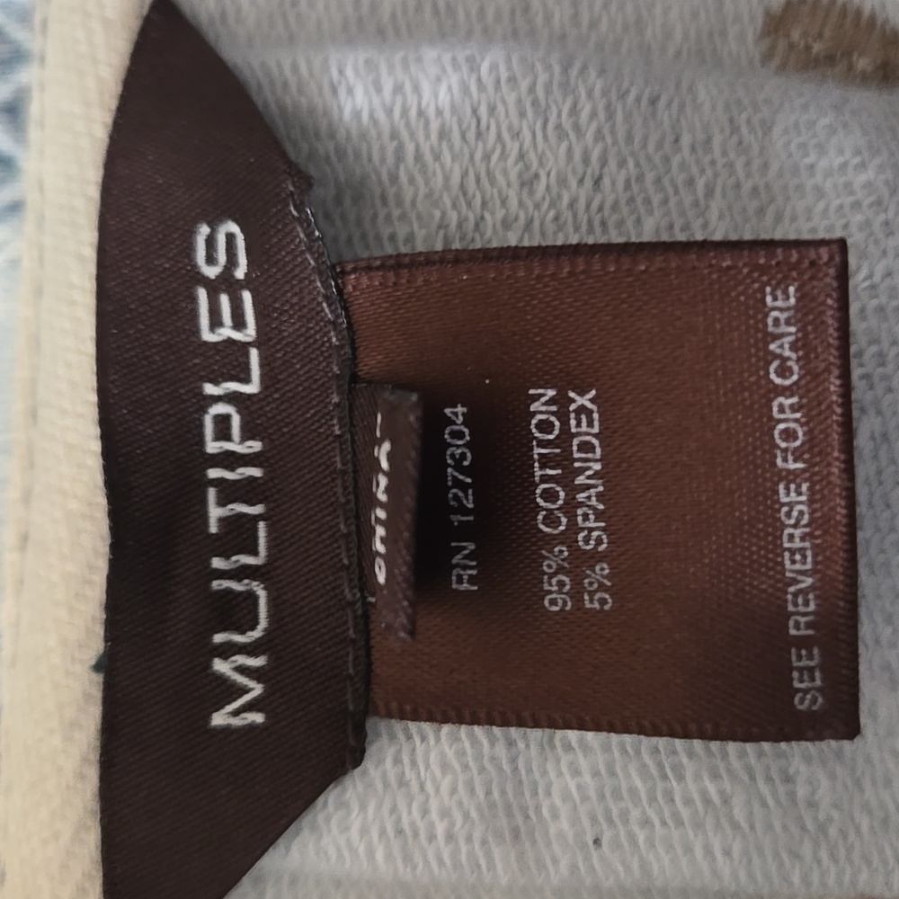 Multiples petite south beach jacket sz PXL - Picture 3 of 8